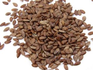 Flaxseed is good for health in aging.